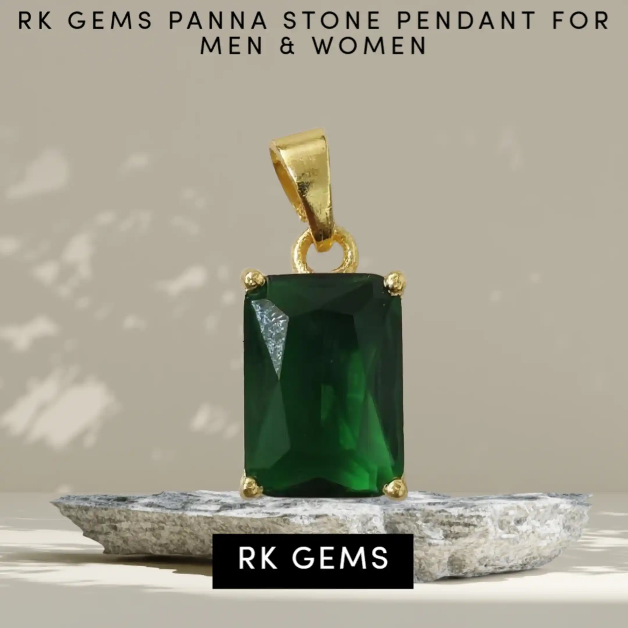 5.25 Ratti Astrological Panna Gemstone Pendant– Genuine Emerald for Growth & Business Success  For Men & Women.png